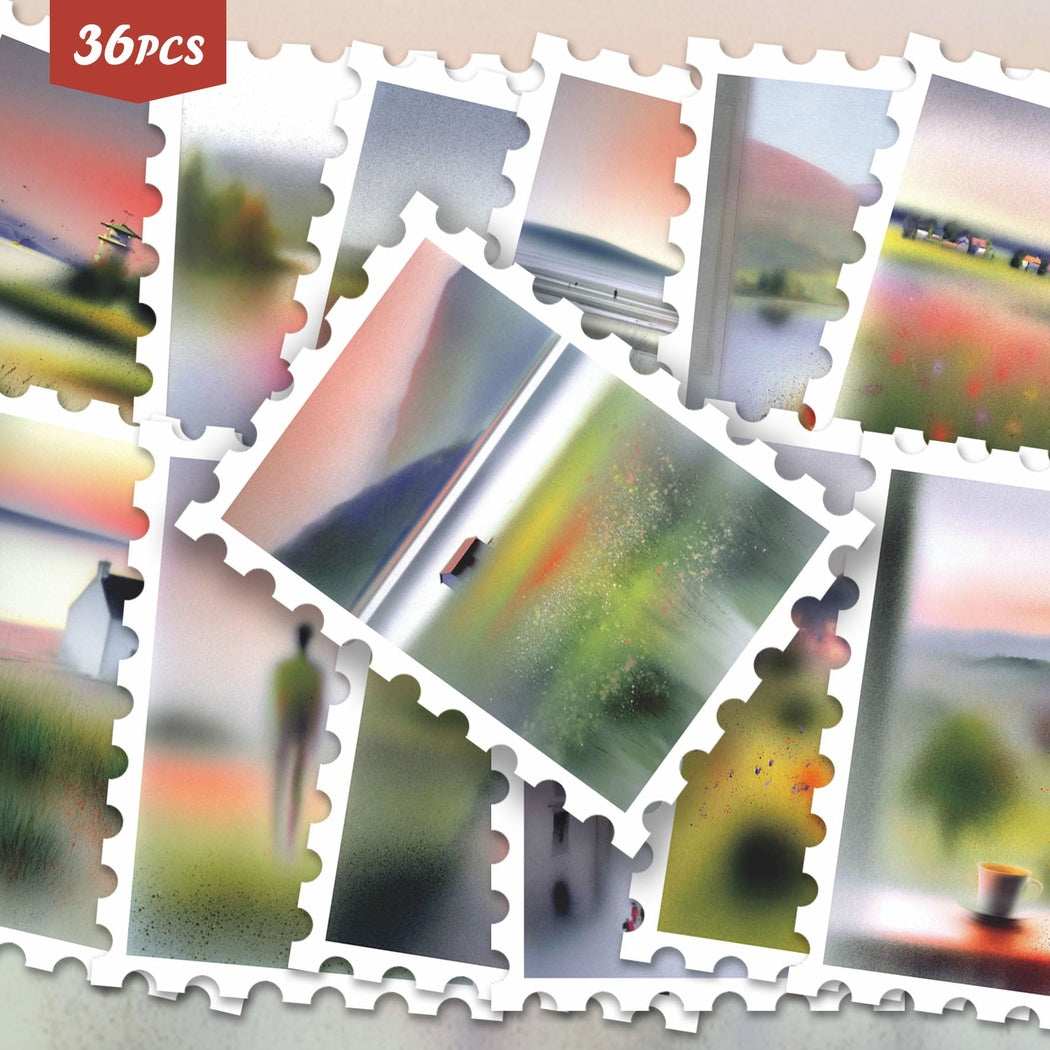 Lunira - Landscape Gradient 36-Piece Sticker Pack