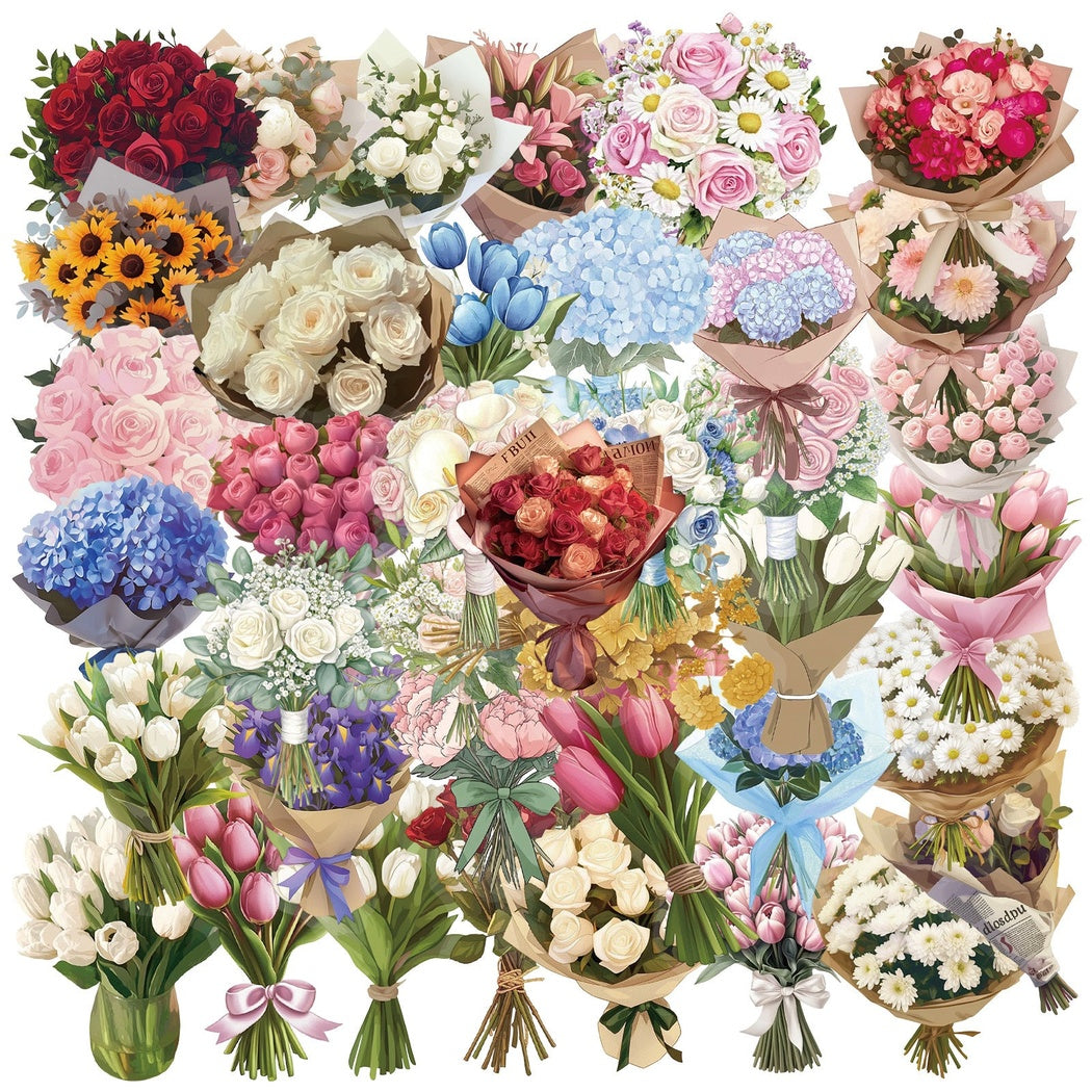 Lunira - Botanical Journaling 50-Piece Sticker Pack