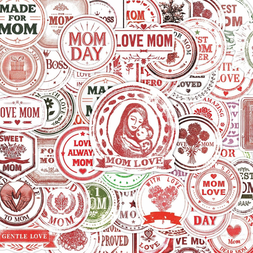 Lunira - Mother's Day Mom 51-Piece Sticker Pack