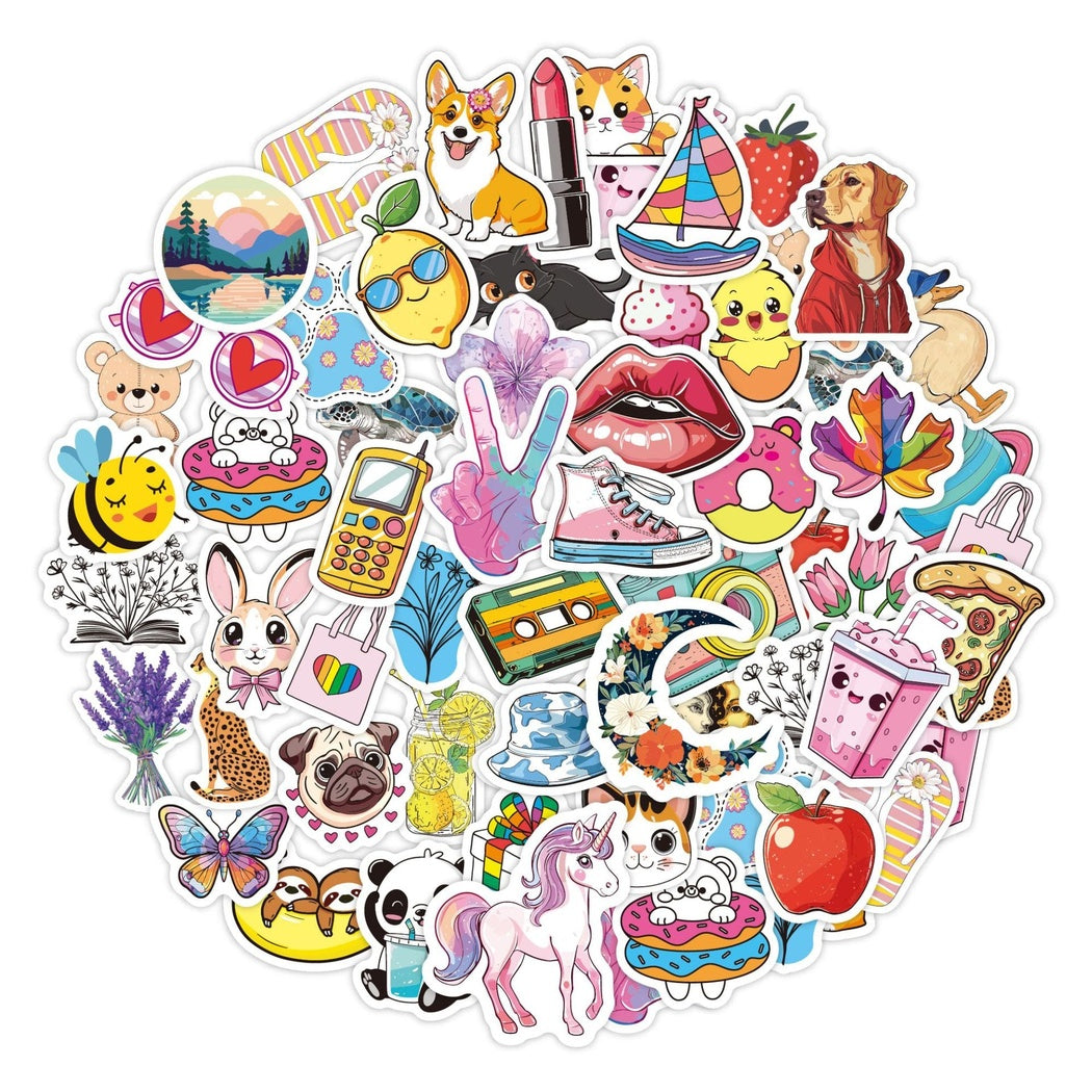 Lunira - Summer Outdoor 50-Piece Sticker Pack