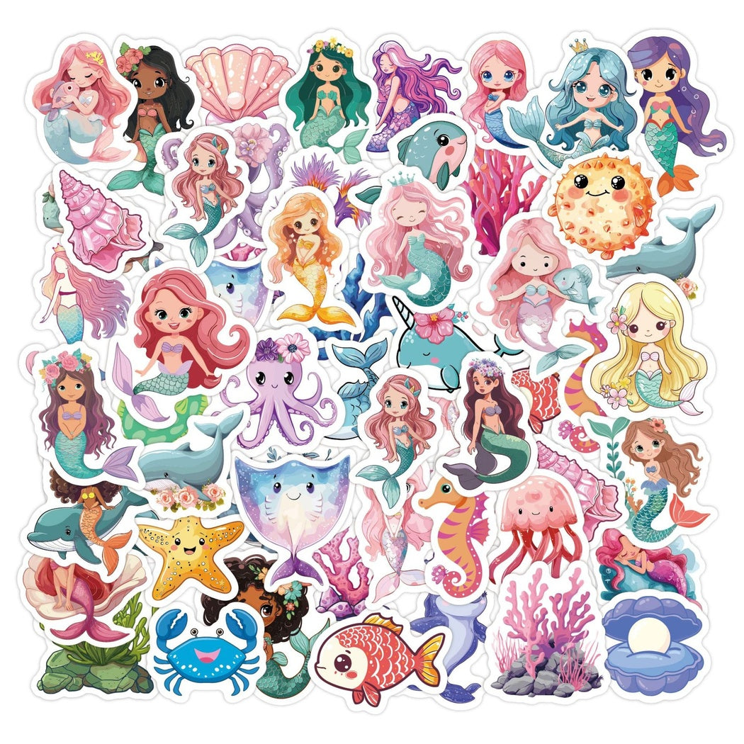 Lunira - Mermaid Ocean 50-Piece Sticker Pack
