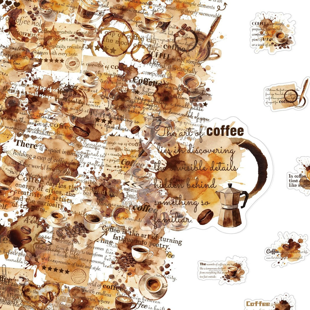 Lunira - Label Coffee 50-Piece Sticker Pack