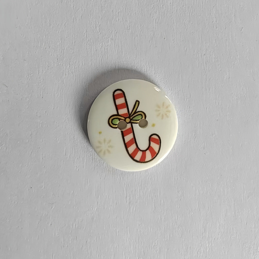 Bunli - DIY 10 Pack Christmas Motif Two-Hole Button