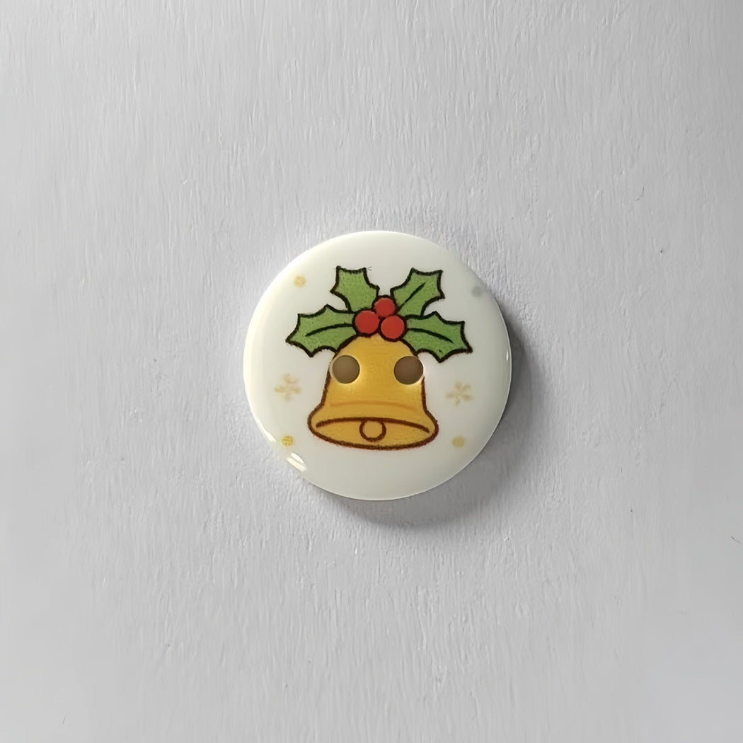 Bunli - DIY 10 Pack Christmas Motif Two-Hole Button