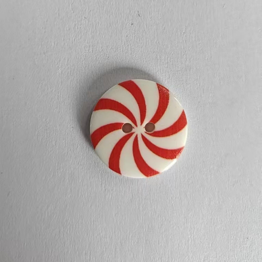 Bunli - DIY 10 Pack Christmas Motif Two-Hole Button