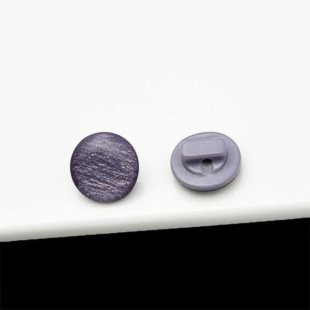 Bunli - DIY 10 Pack Pearlescent Glitter Round Shank Button