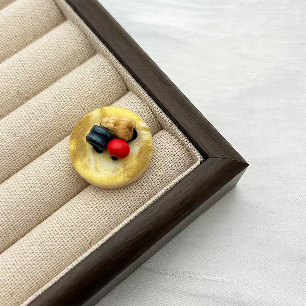 Bunli - DIY 10 Pack Marbled Round Button