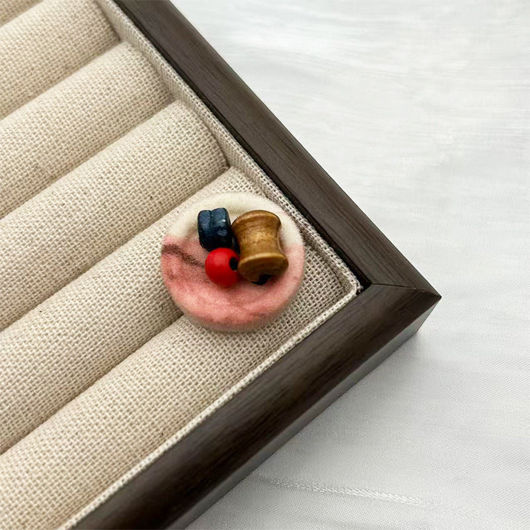 Bunli - DIY 10 Pack Marbled Round Button