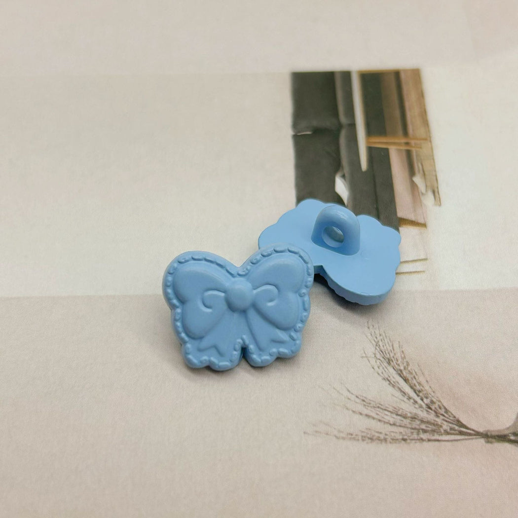 Bunli - DIY 10 Pack Bow-Shaped Two-Hole Button
