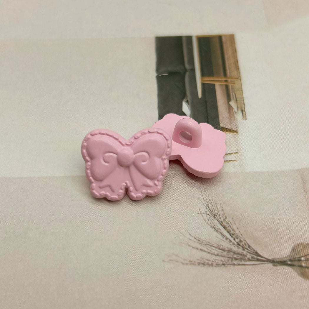 Bunli - DIY 10 Pack Bow-Shaped Two-Hole Button