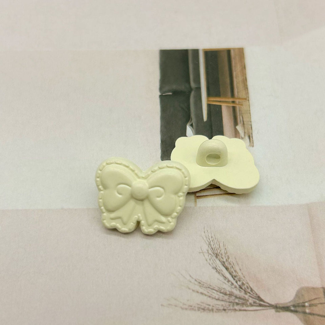 Bunli - DIY 10 Pack Bow-Shaped Two-Hole Button