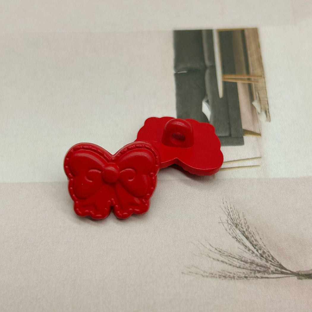 Bunli - DIY 10 Pack Bow-Shaped Two-Hole Button