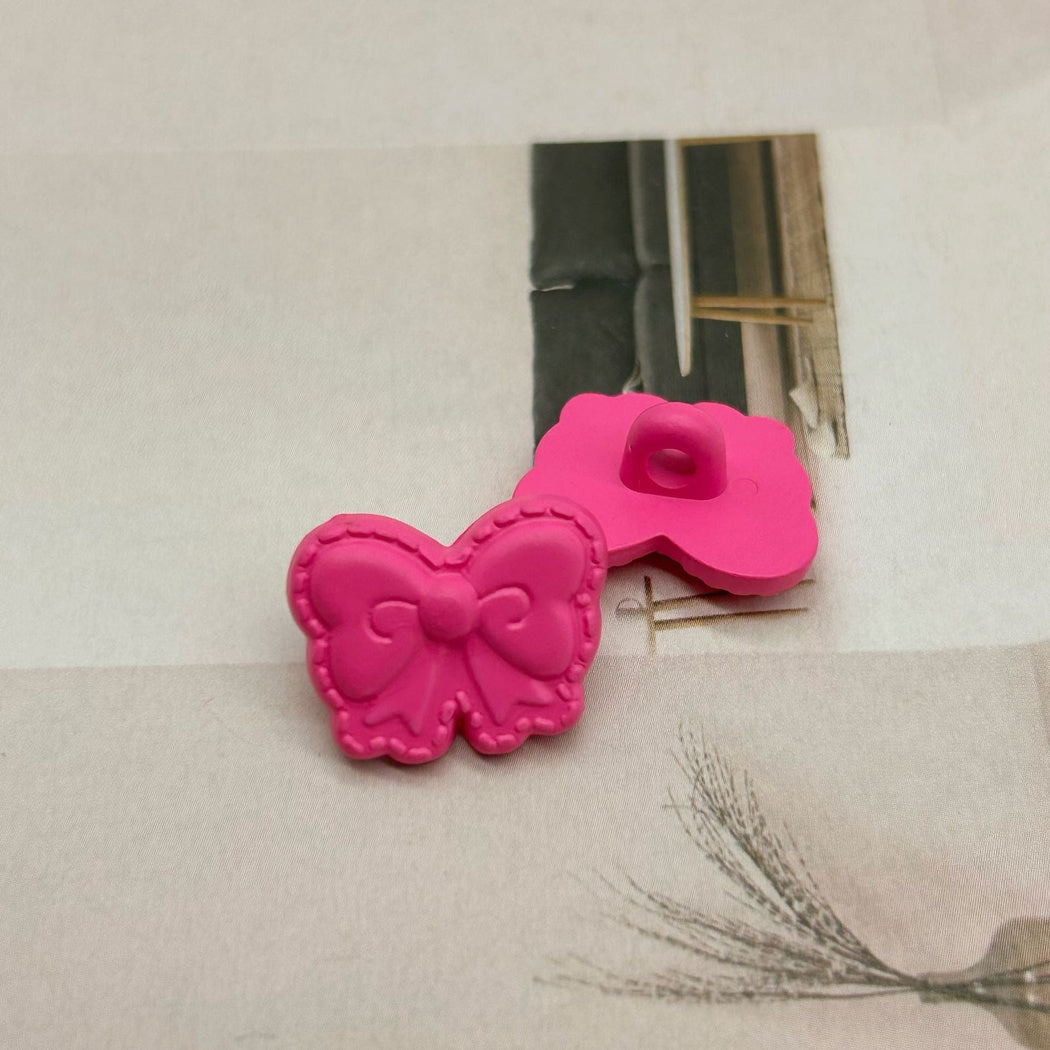 Bunli - DIY 10 Pack Bow-Shaped Two-Hole Button