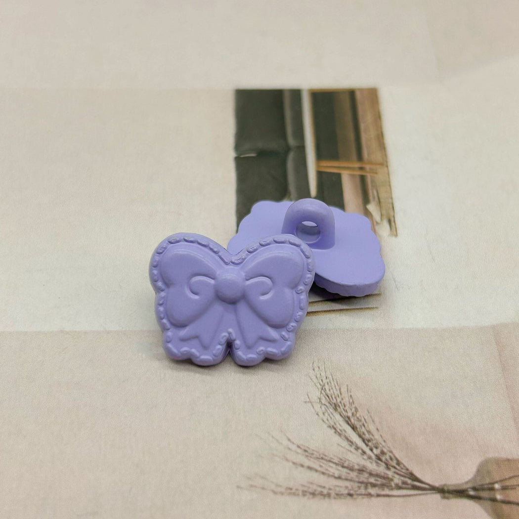 Bunli - DIY 10 Pack Bow-Shaped Two-Hole Button