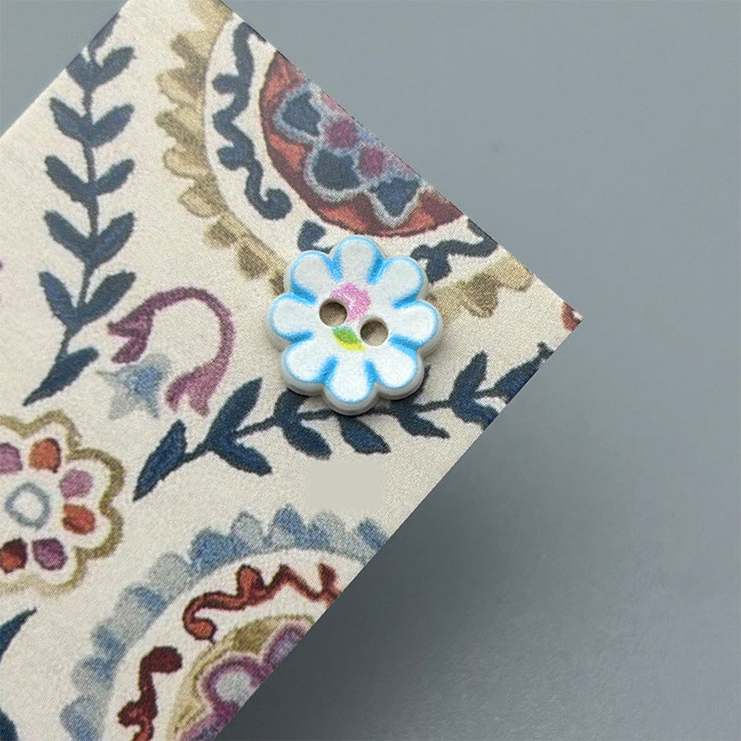 Bunli - DIY 10 Pack Two-Hole Flower-Shaped Button