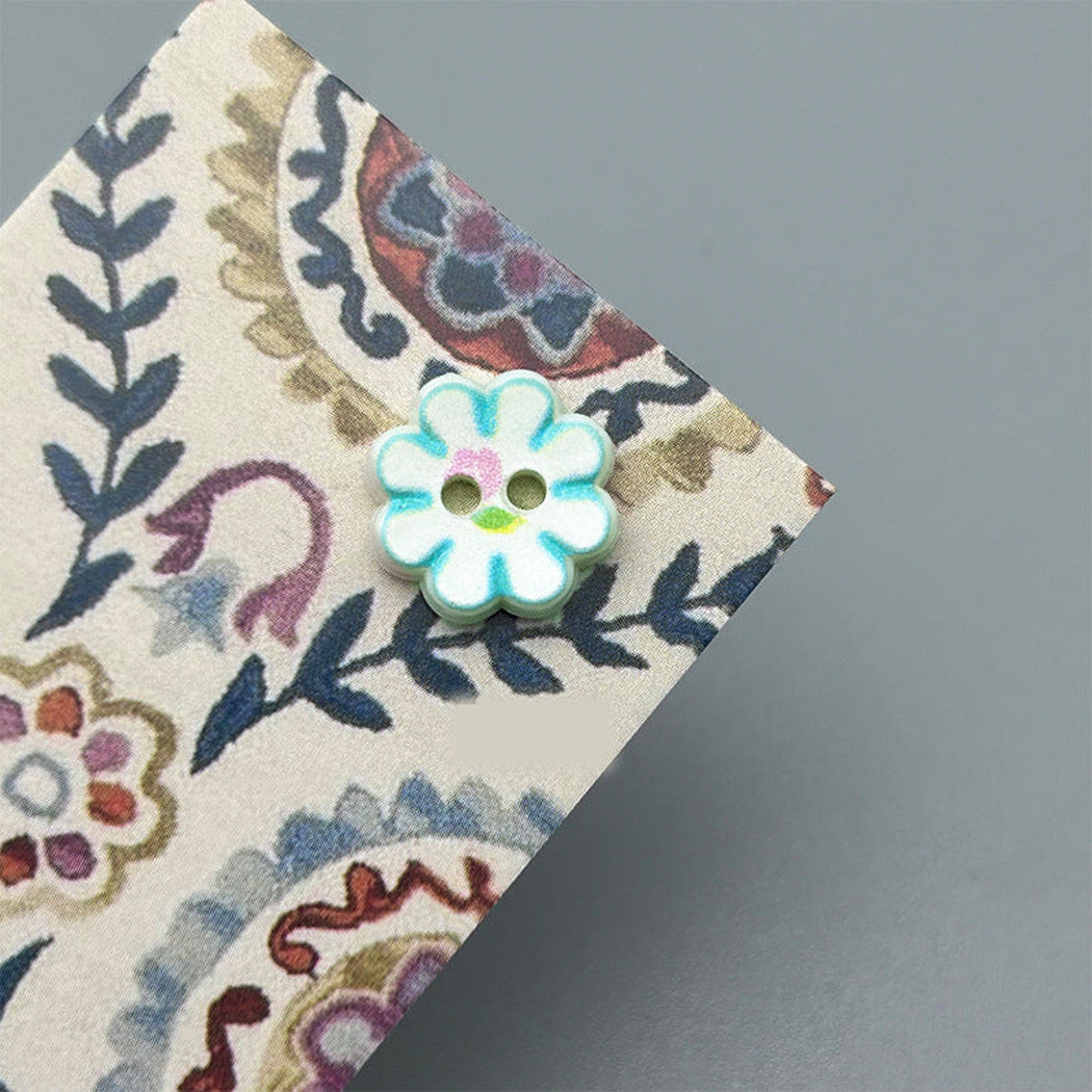 Bunli - DIY 10 Pack Two-Hole Flower-Shaped Button