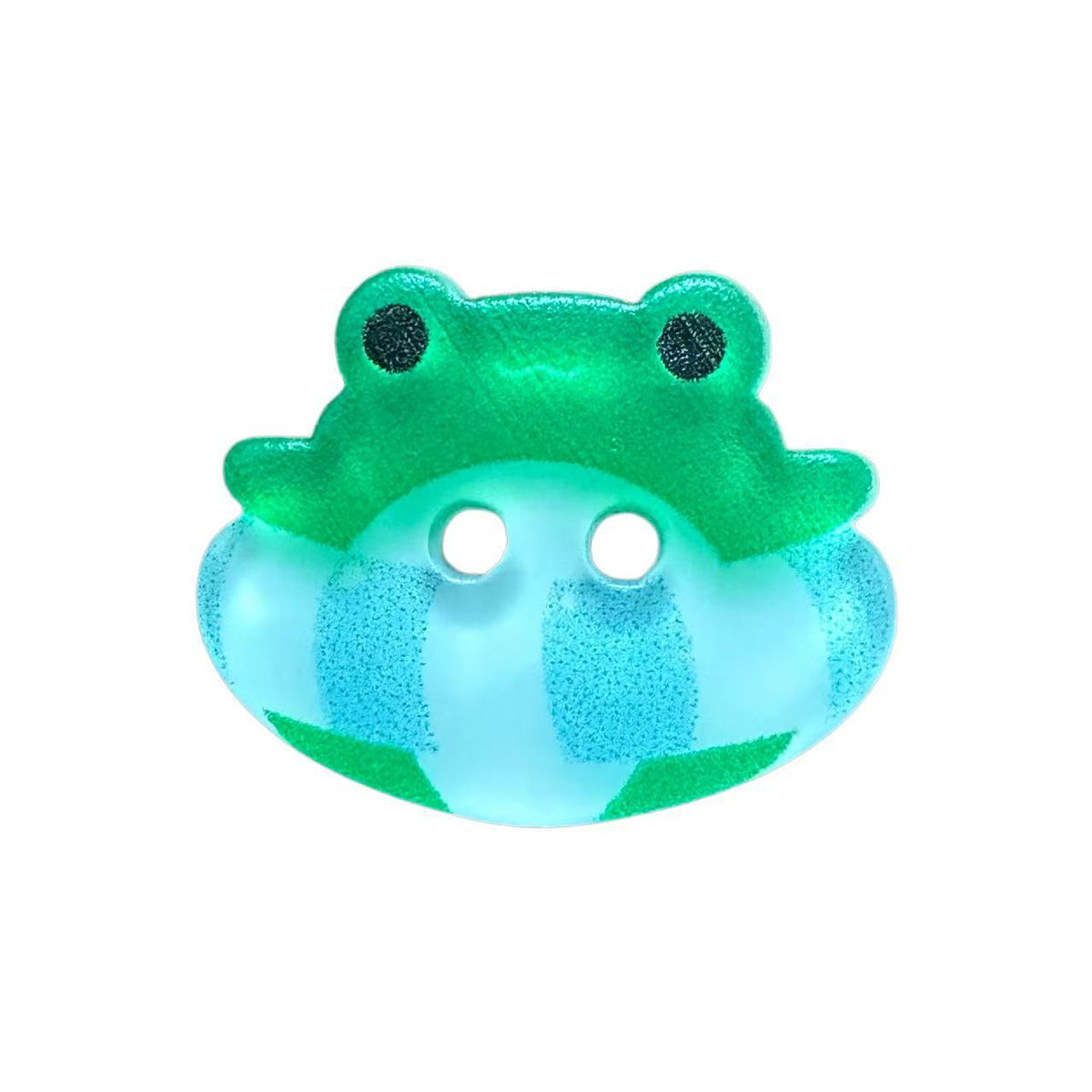 Bunli - DIY 10 Pack Happy Frog Two-Hole Button