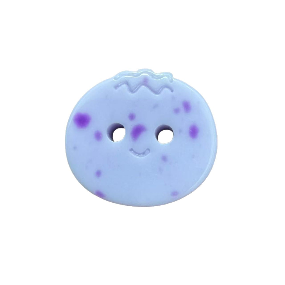 Bunli - DIY 10 Pack Purple Character Two-Hole Button