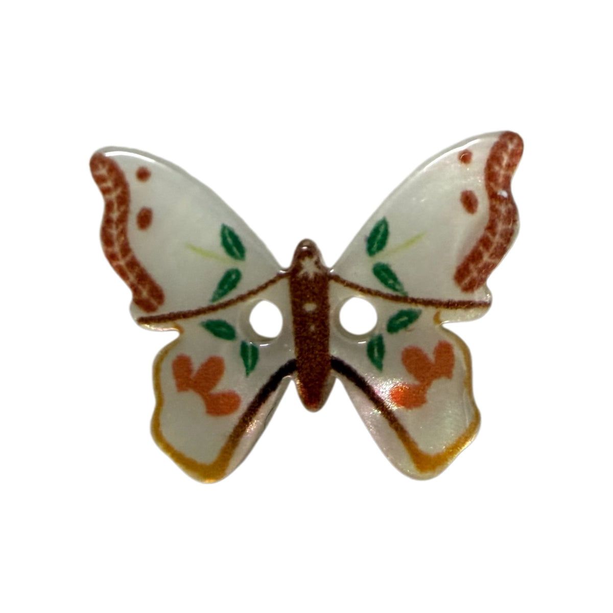 Bunli - DIY 10 Pack Vintage Butterfly Two-Hole Button