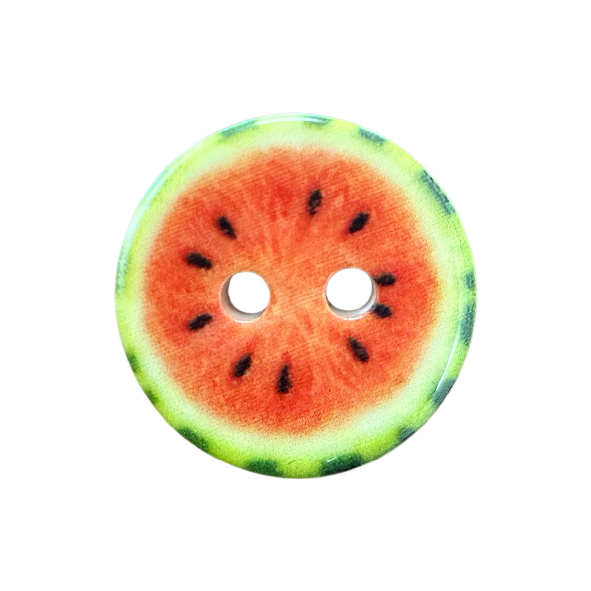 Bunli - DIY 10 Pack Watermelon Slice Two-Hole Button