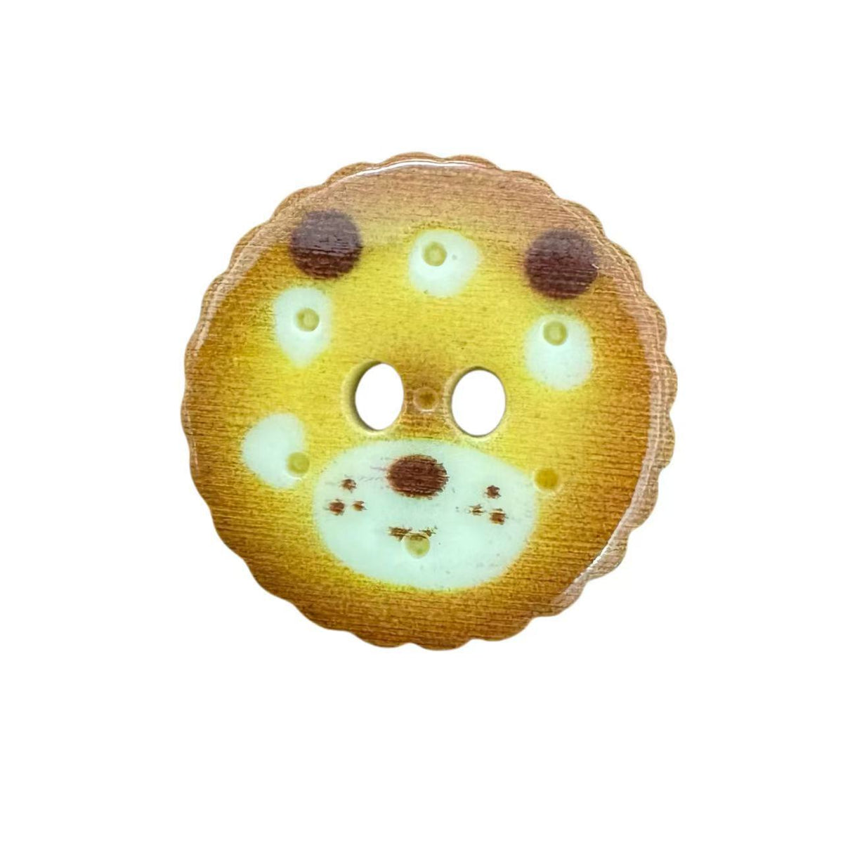 Bunli - DIY 10 Pack Bear Cookie Two-Hole Button
