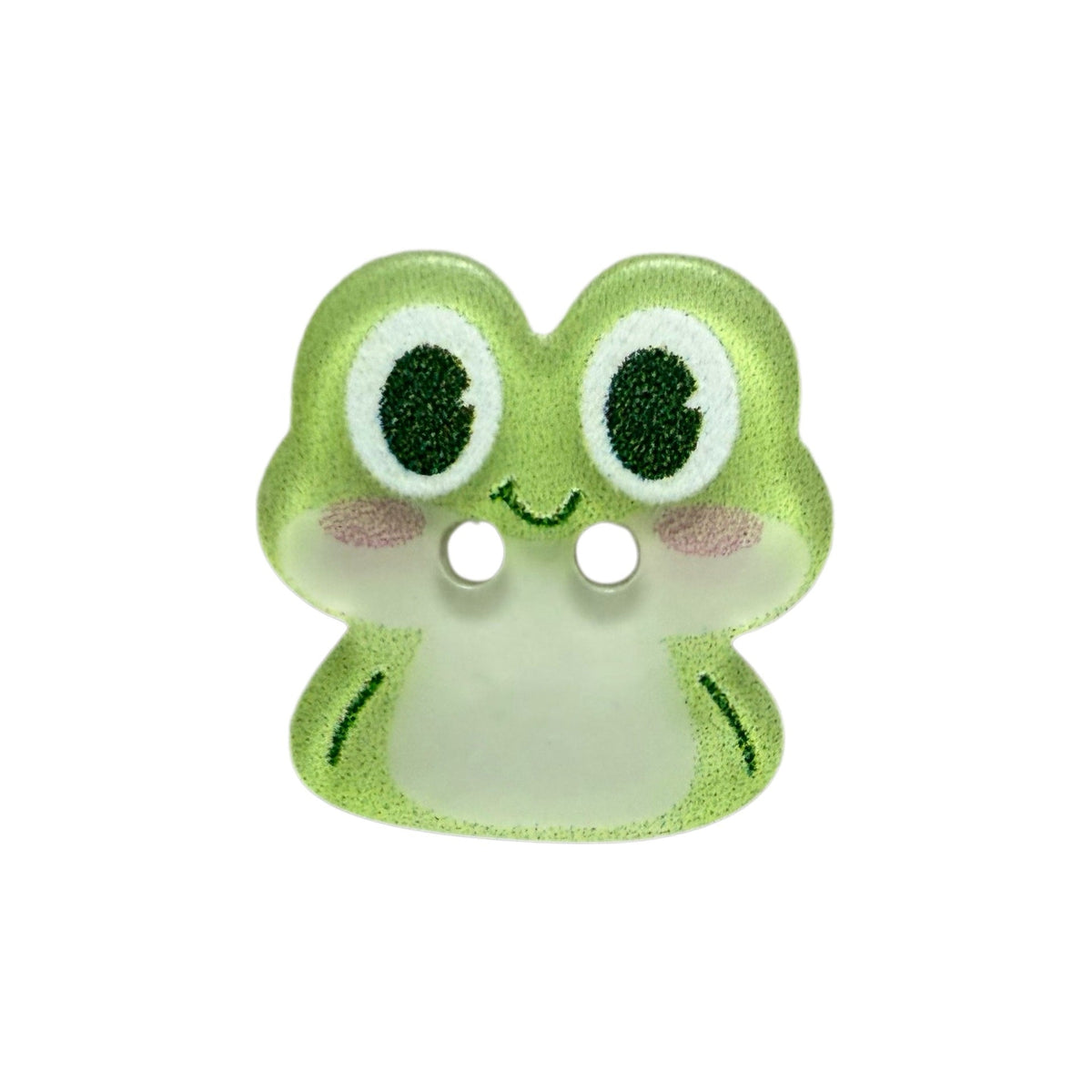 Bunli - DIY 10 Pack Smiling Frog Two-Hole Button