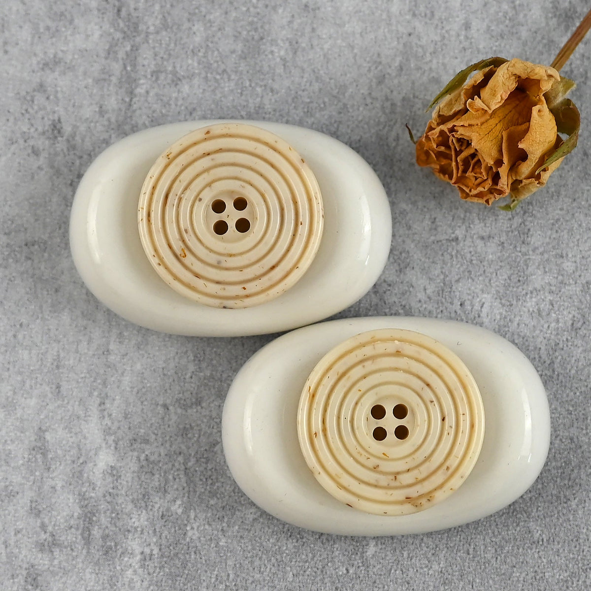 Bunli - DIY 10 Pack Ring Shape Four-Hole Button