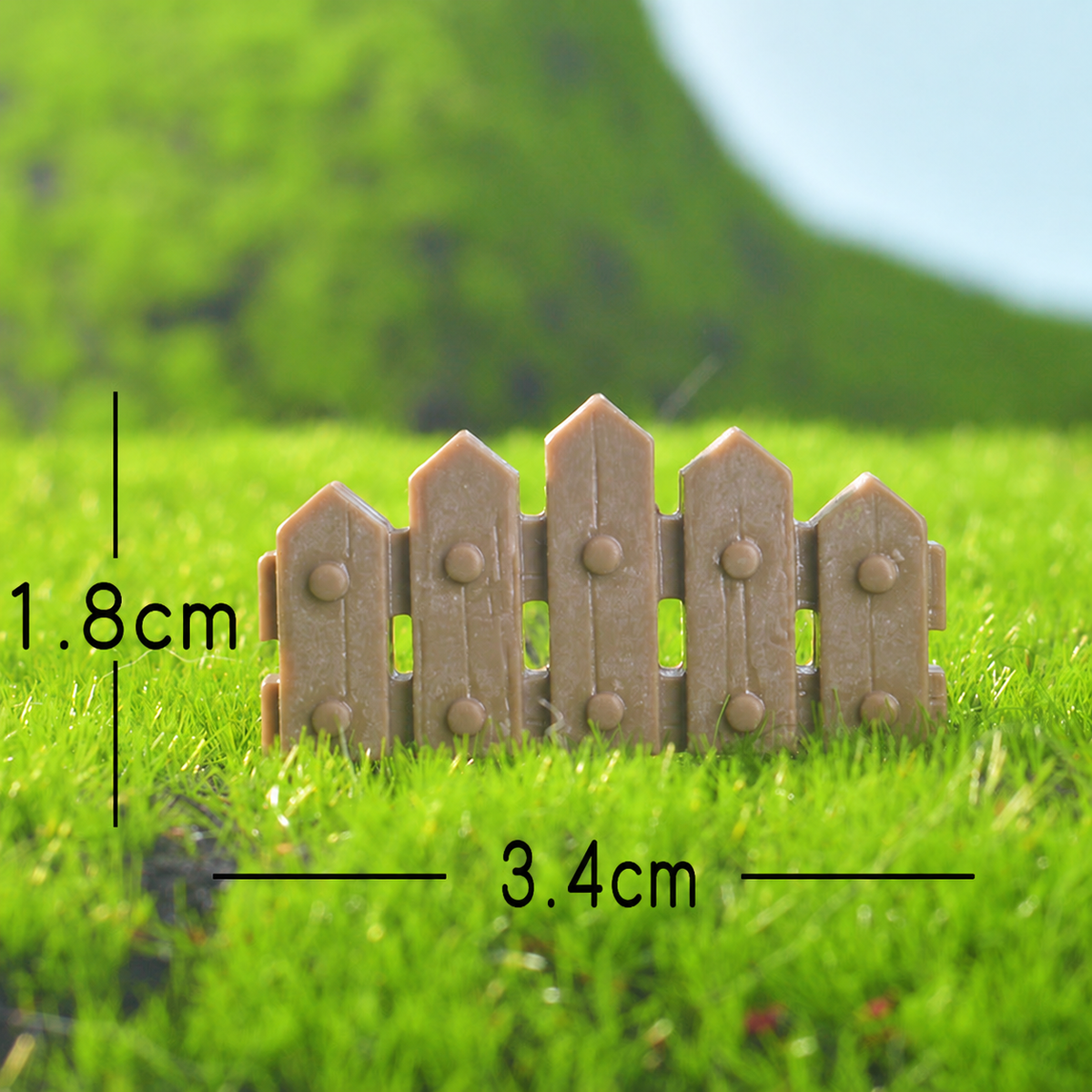 Objella - Rustic Sign Fence Miniature Ornament