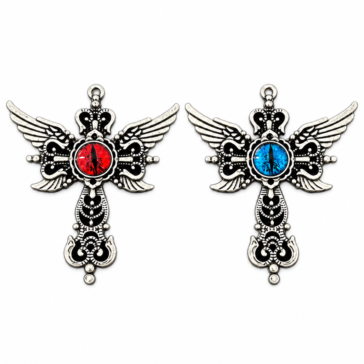 Elvane - Winged Eye Cross Pendant Only
