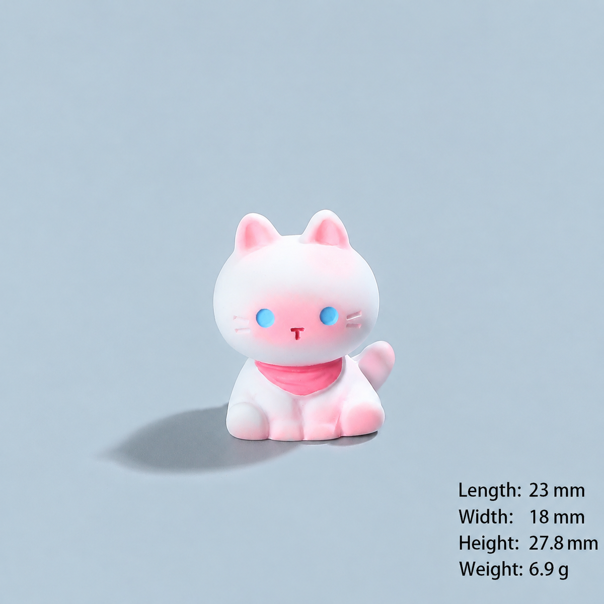 Objella - Pink Siamese Cat Miniature Ornament
