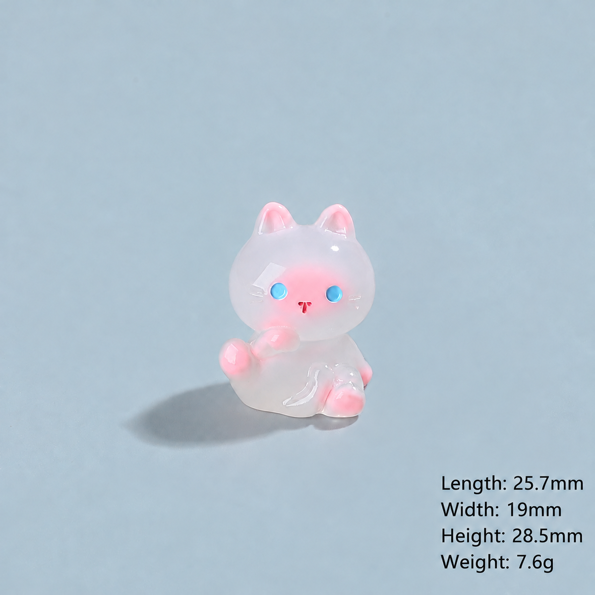 Objella - Glow Siamese Cat Miniature Ornament
