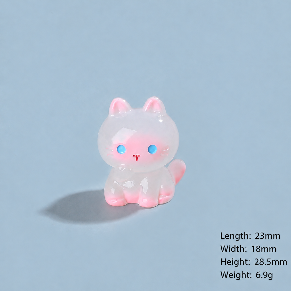 Objella - Glow Siamese Cat Miniature Ornament