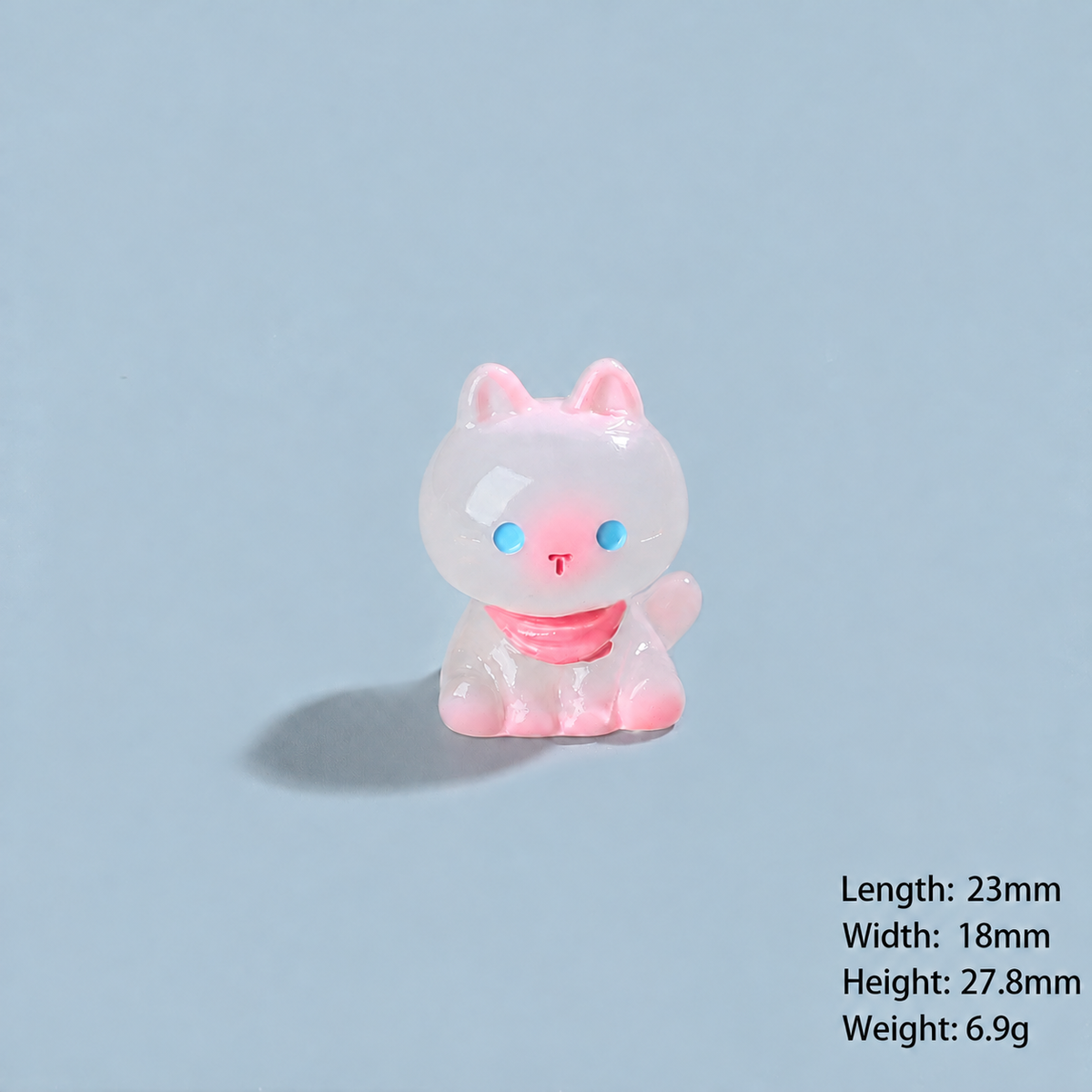 Objella - Glow Siamese Cat Miniature Ornament