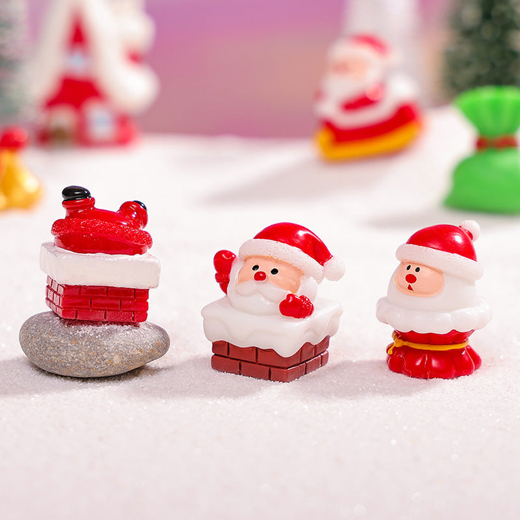 Objella - Festive Santa Pose Miniature Ornament