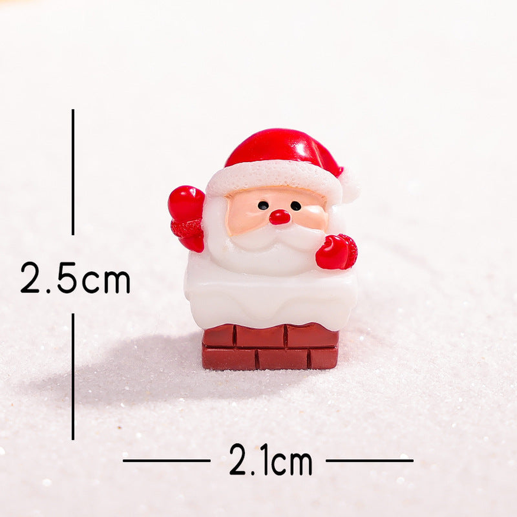 Objella - Festive Santa Pose Miniature Ornament