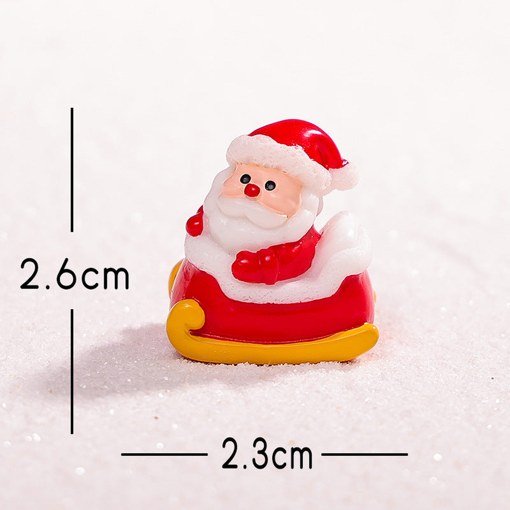 Objella - Festive Santa Pose Miniature Ornament