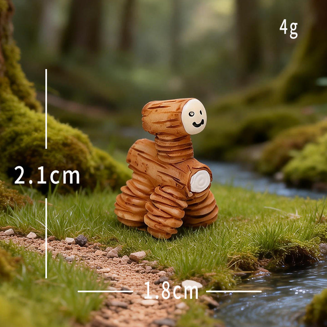 Objella - Woodland Stump Furniture Miniature Ornament