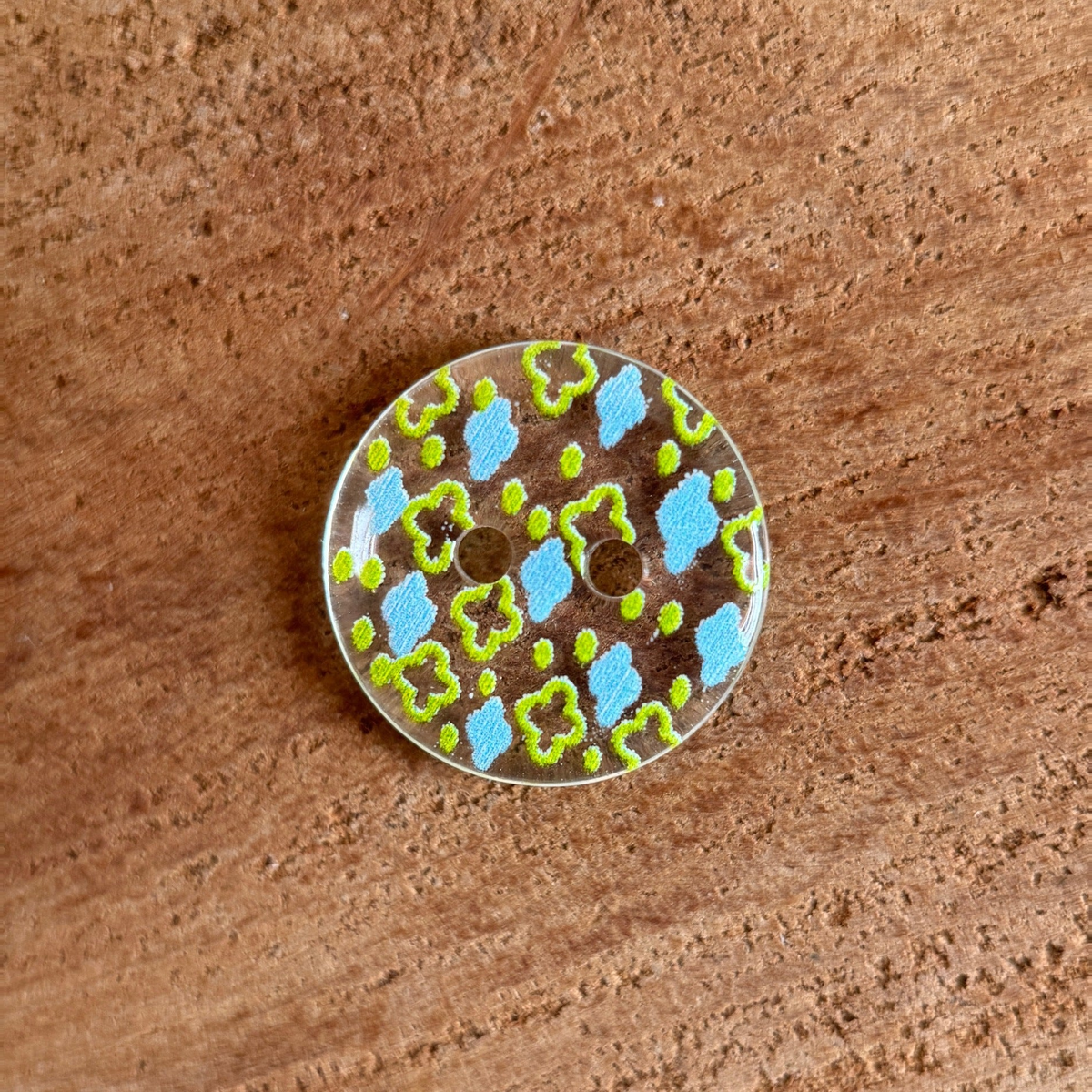 Bunli - DIY 10 Pack Colorful Mixed-Motif Round Button