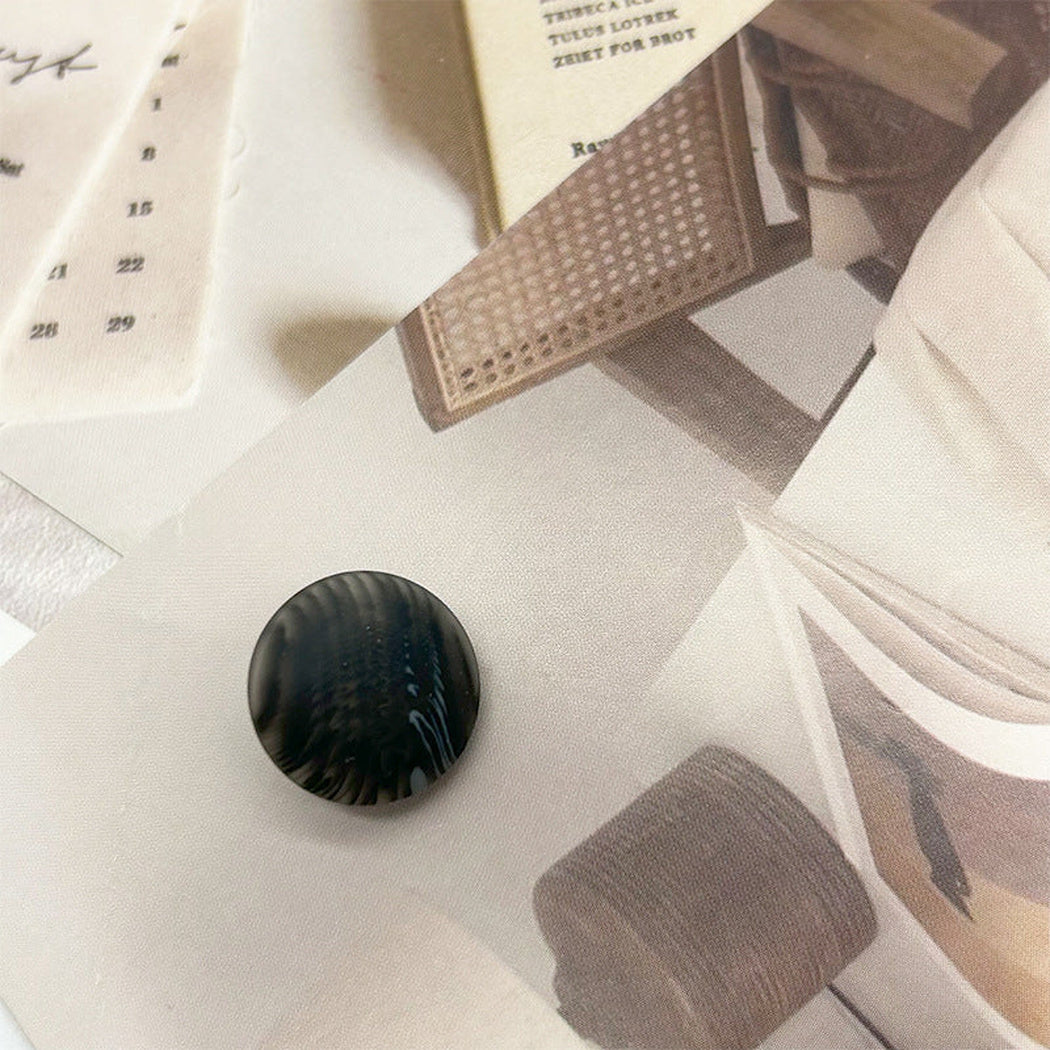 Bunli - DIY 10 Pack Domed Radiating-Texture Button
