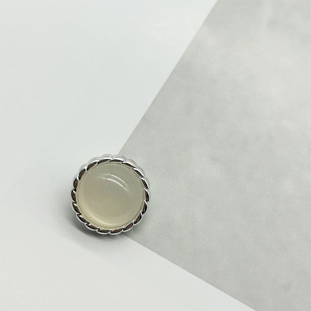Bunli - DIY 10 Pack Domed Cabochon Rope-Edge Button