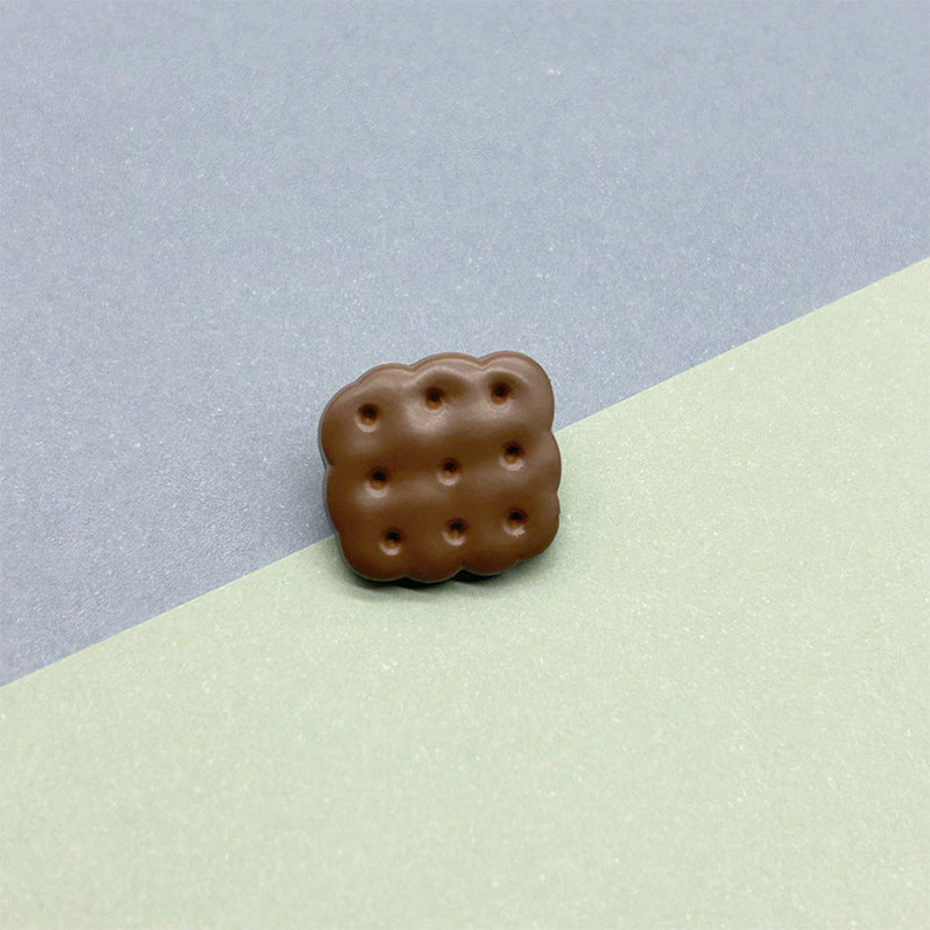 Bunli - DIY 10 Pack Biscuit-Shaped Dimpled Button