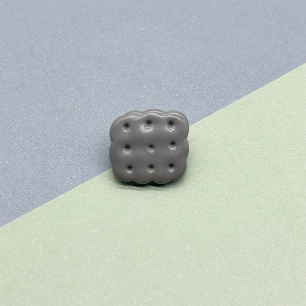 Bunli - DIY 10 Pack Biscuit-Shaped Dimpled Button