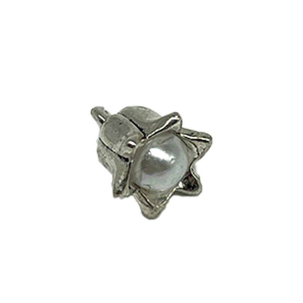 Bunli - DIY 10 Pack Bell-Flower Lustrous-Center Button