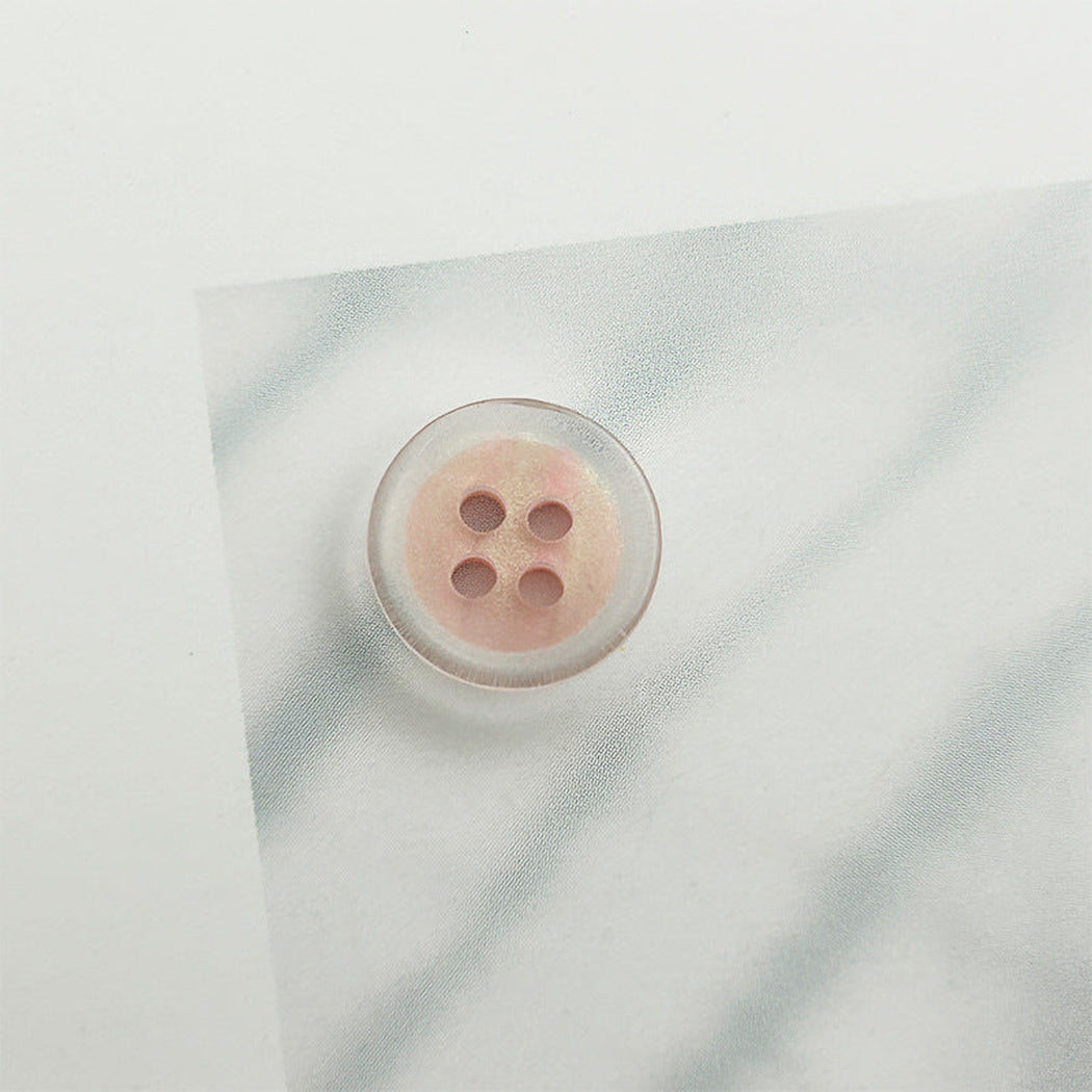 Bunli - DIY 10 Pack Iridescent Recessed Four-Hole Button