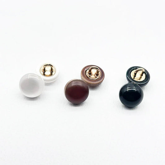 Bunli - DIY 10 Pack Domed Round Shank Button