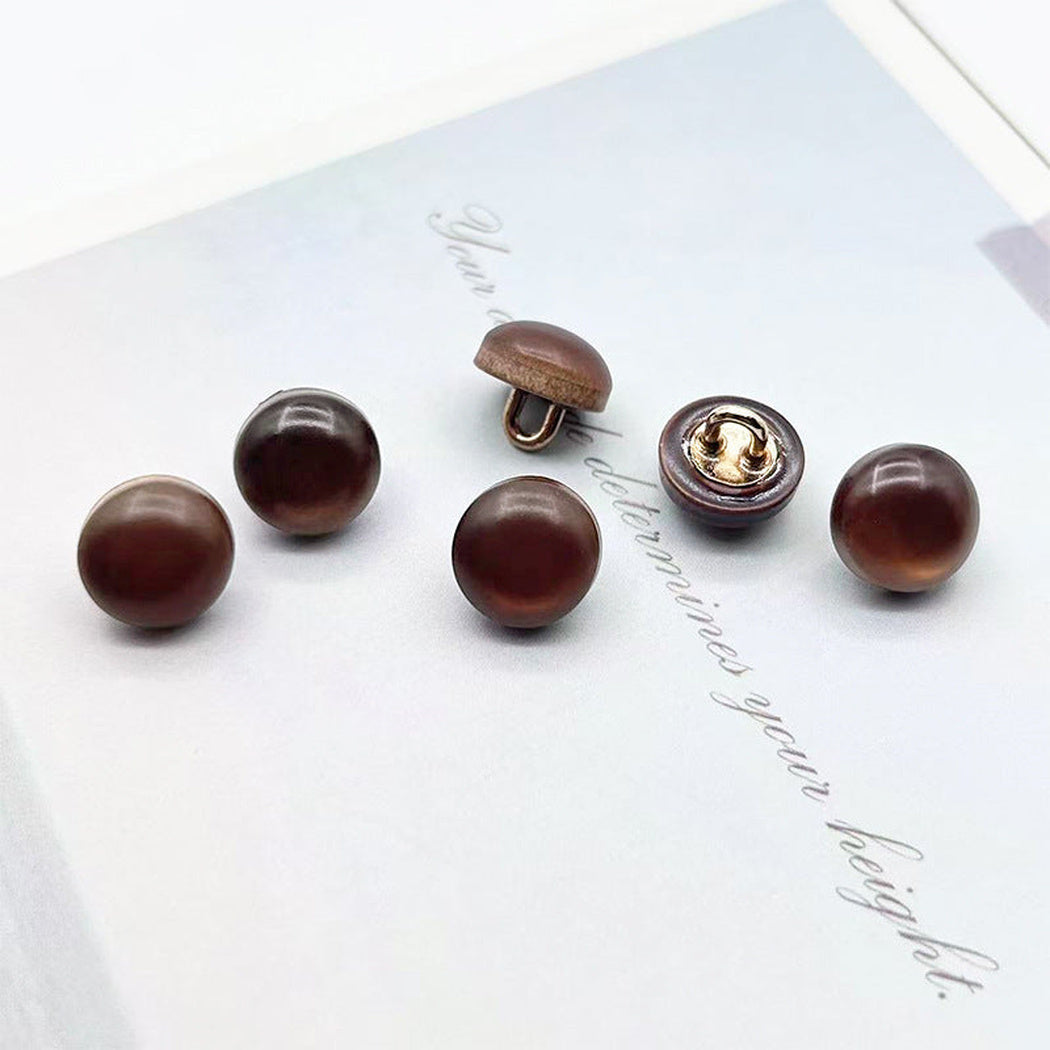 Bunli - DIY 10 Pack Domed Round Shank Button