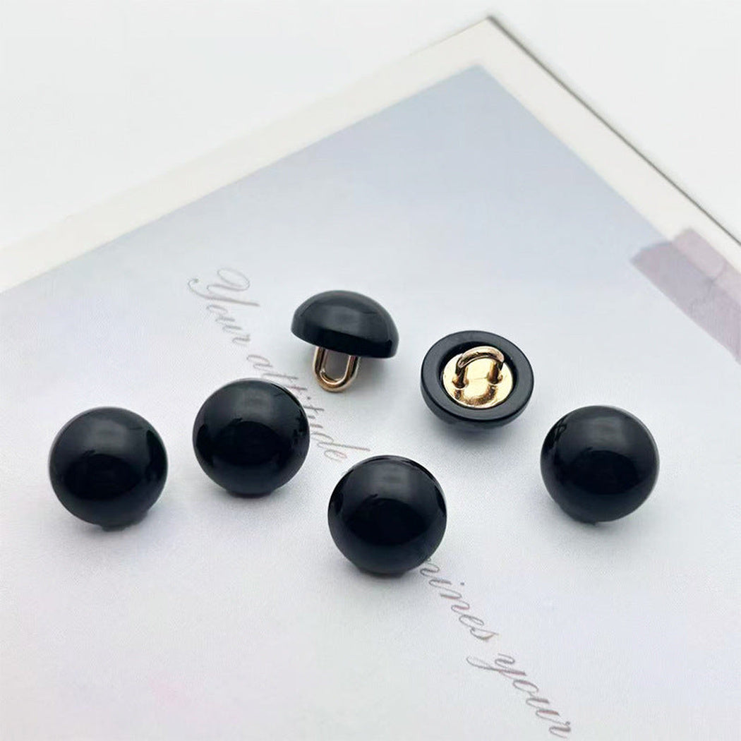 Bunli - DIY 10 Pack Domed Round Shank Button