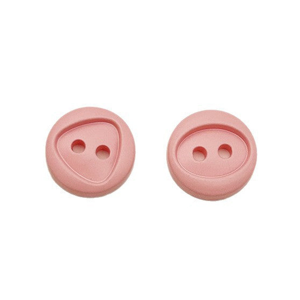 Bunli - DIY 10 Pack Rounded-Triangle Two-Hole Button