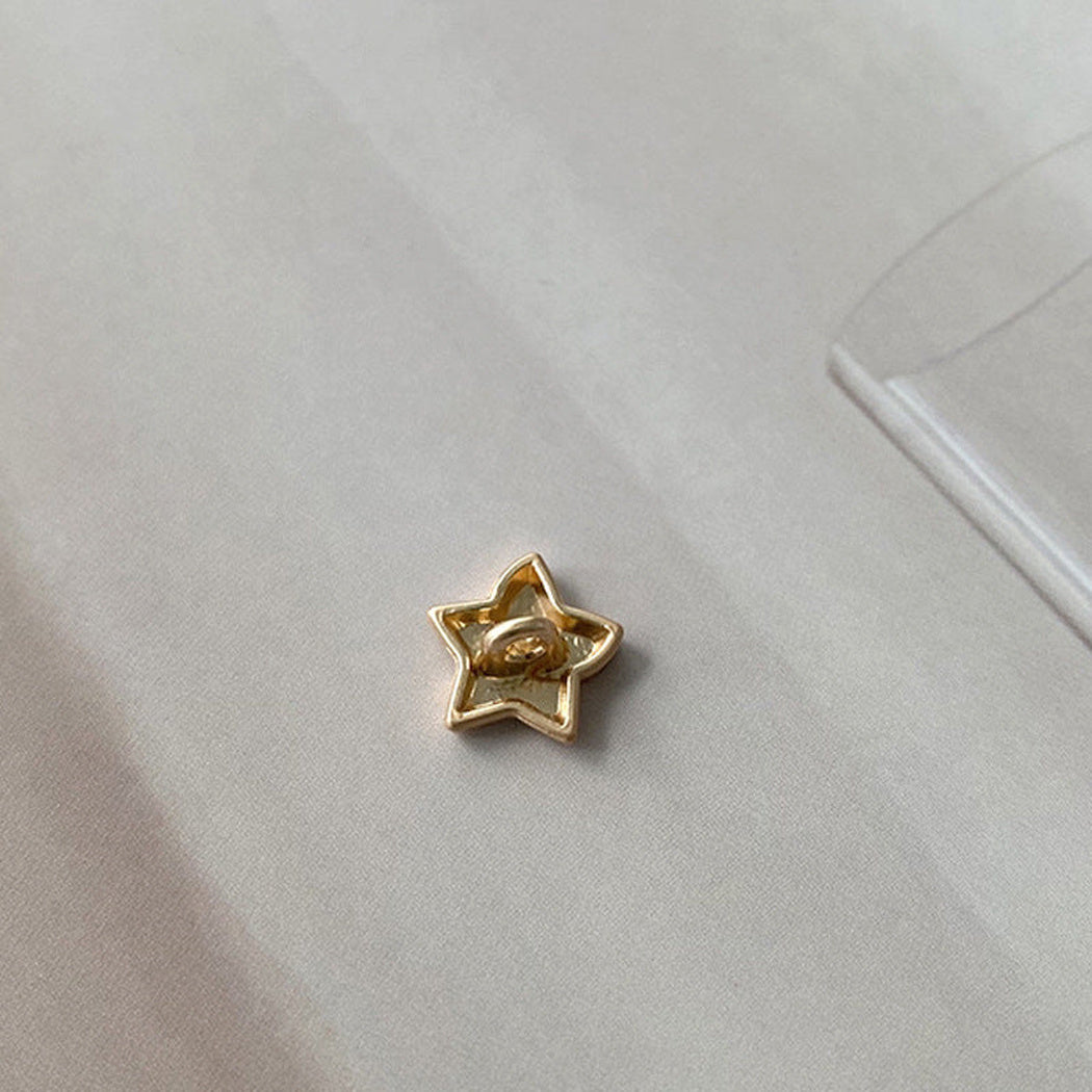 Bunli - DIY 10 Pack Star-Shaped Crescent-Overlay Button