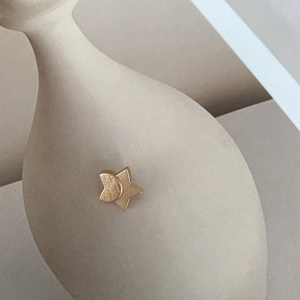 Bunli - DIY 10 Pack Star-Shaped Crescent-Overlay Button